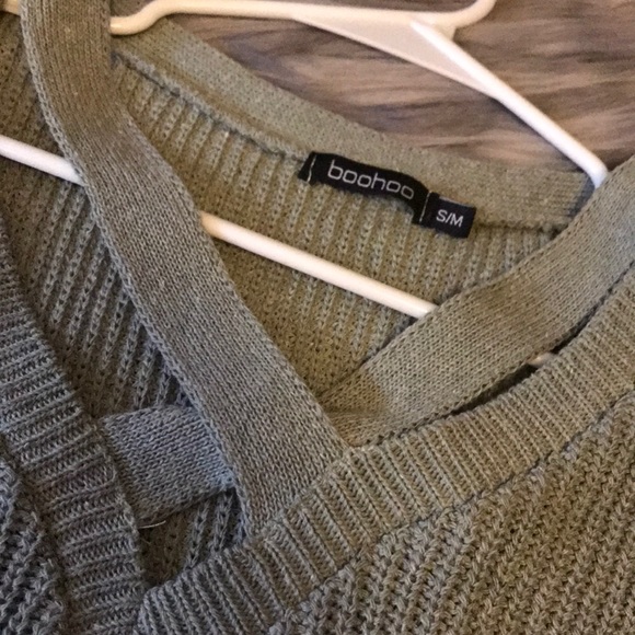 S/M TEAL LONG SWEATER BOOHOO - Picture 2 of 3